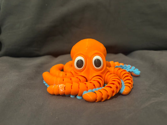 multi colour octopus